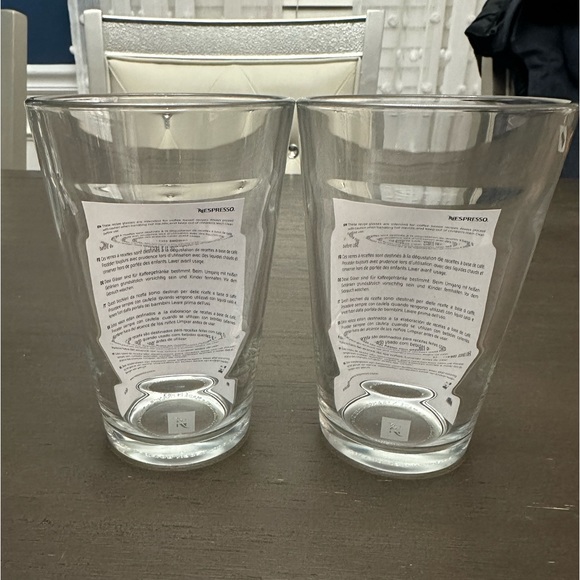 Nespresso Kitchen Nespresso View Recipe Glass Set Of 2 Poshmark